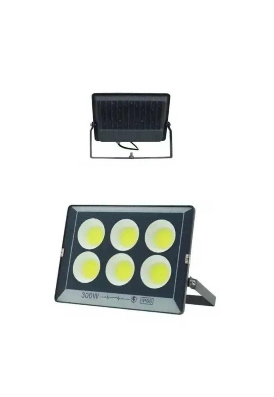 Foco led reflector estadio cob led 300w color negro-2