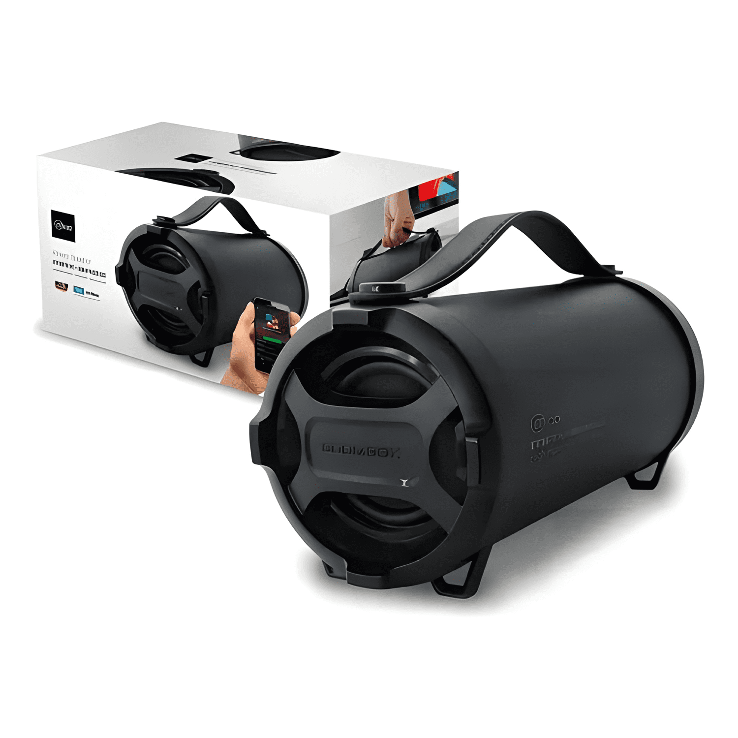 Parlante bluetooth maxbass 50w portátil Negro-4