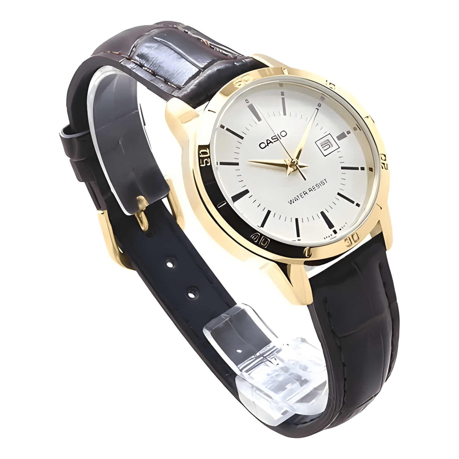 Reloj casio ltp-v004gl-9a mujer correa Marrón-3