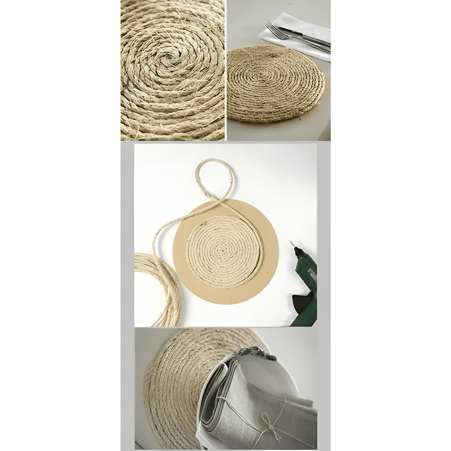 Cuerda cáñamo manualidades largo 15 m grosor 6mm-3