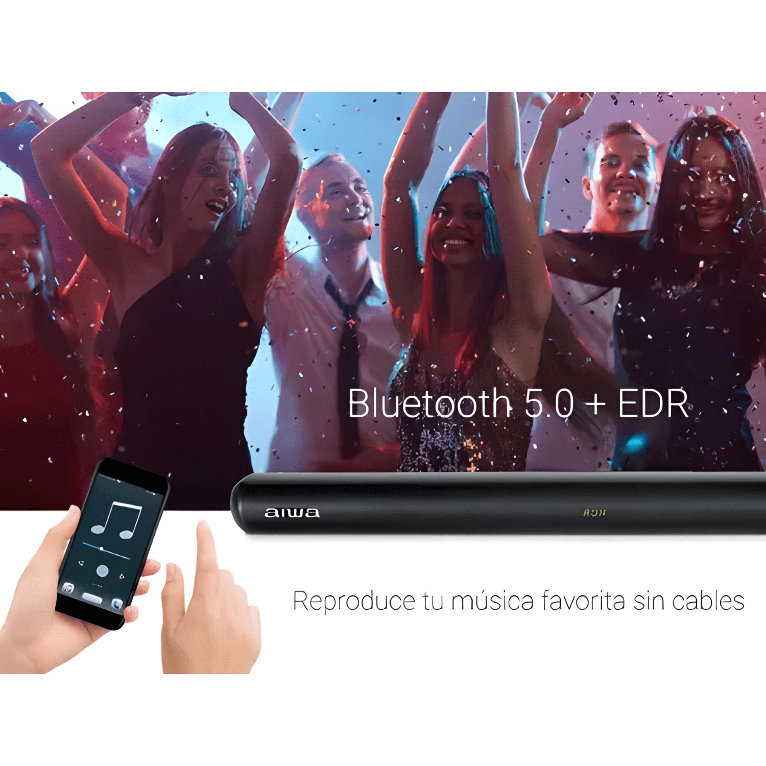 Barra de sonido sound bar 2 0 bluetooth 400 w Negro-3