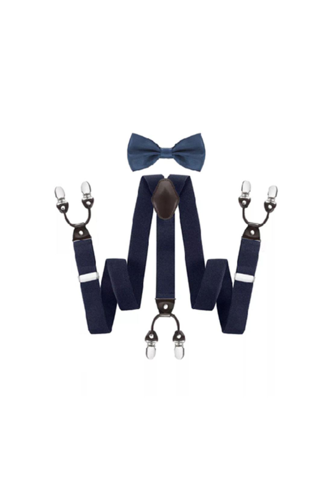 Suspensor humita en caja tirantes hombre ajustable elástico, azul marino-0