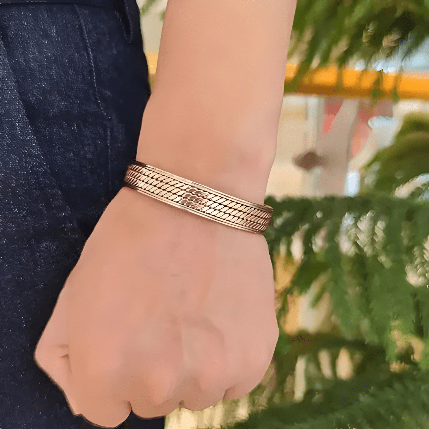 Pulsera brazalete magnética iman terapia cobre 99%, artritis-3