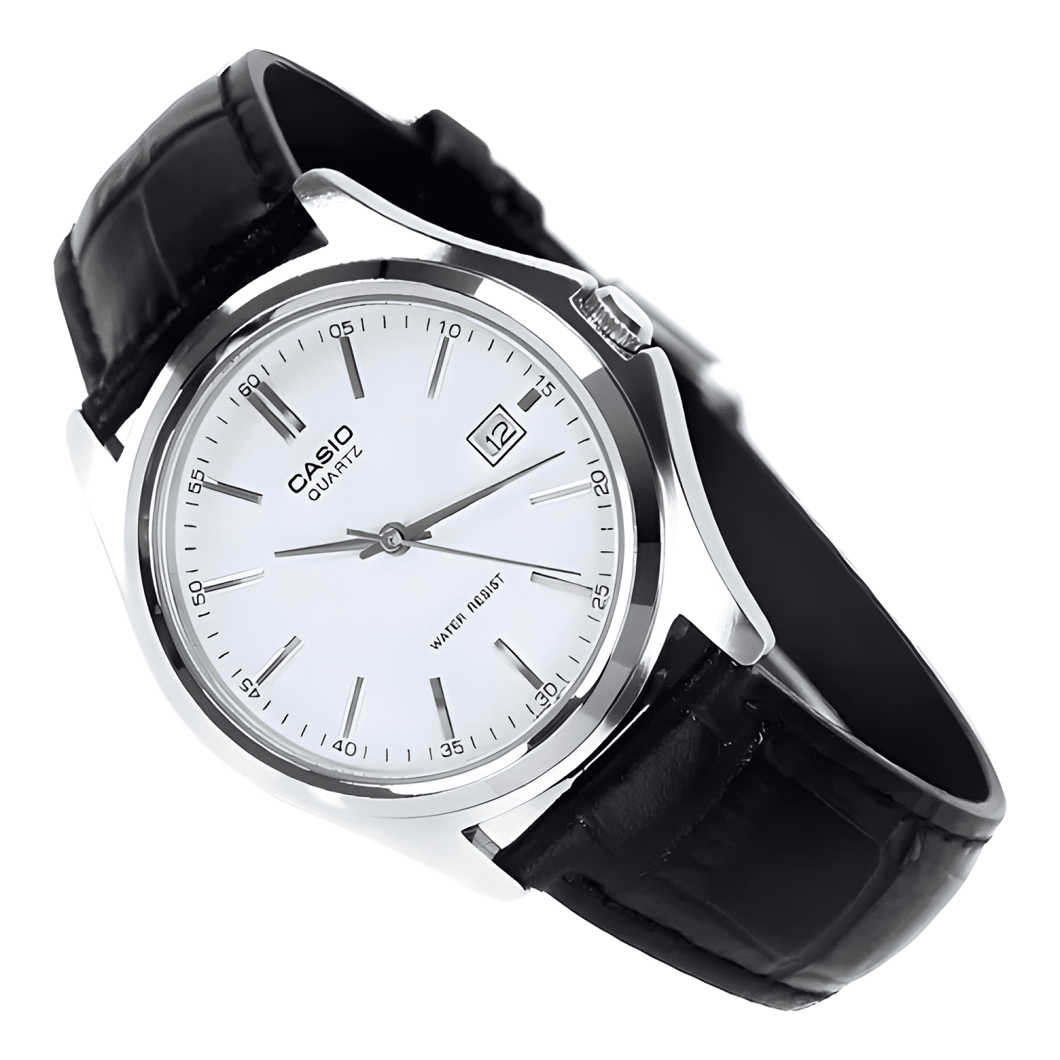 Reloj casio mtp-1183e-7adf cuarzo hombre Negro plateado #2-3