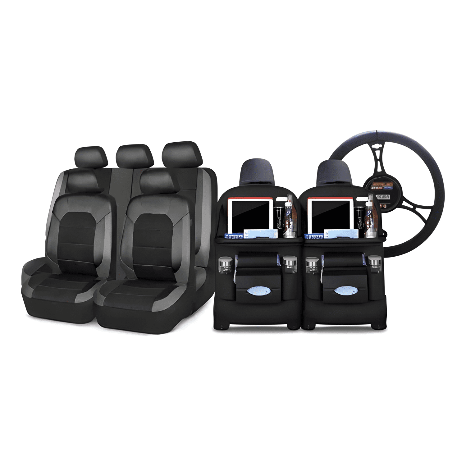 Kit Cubre Asiento c/organizador Para Mitsubishi Challenger-0
