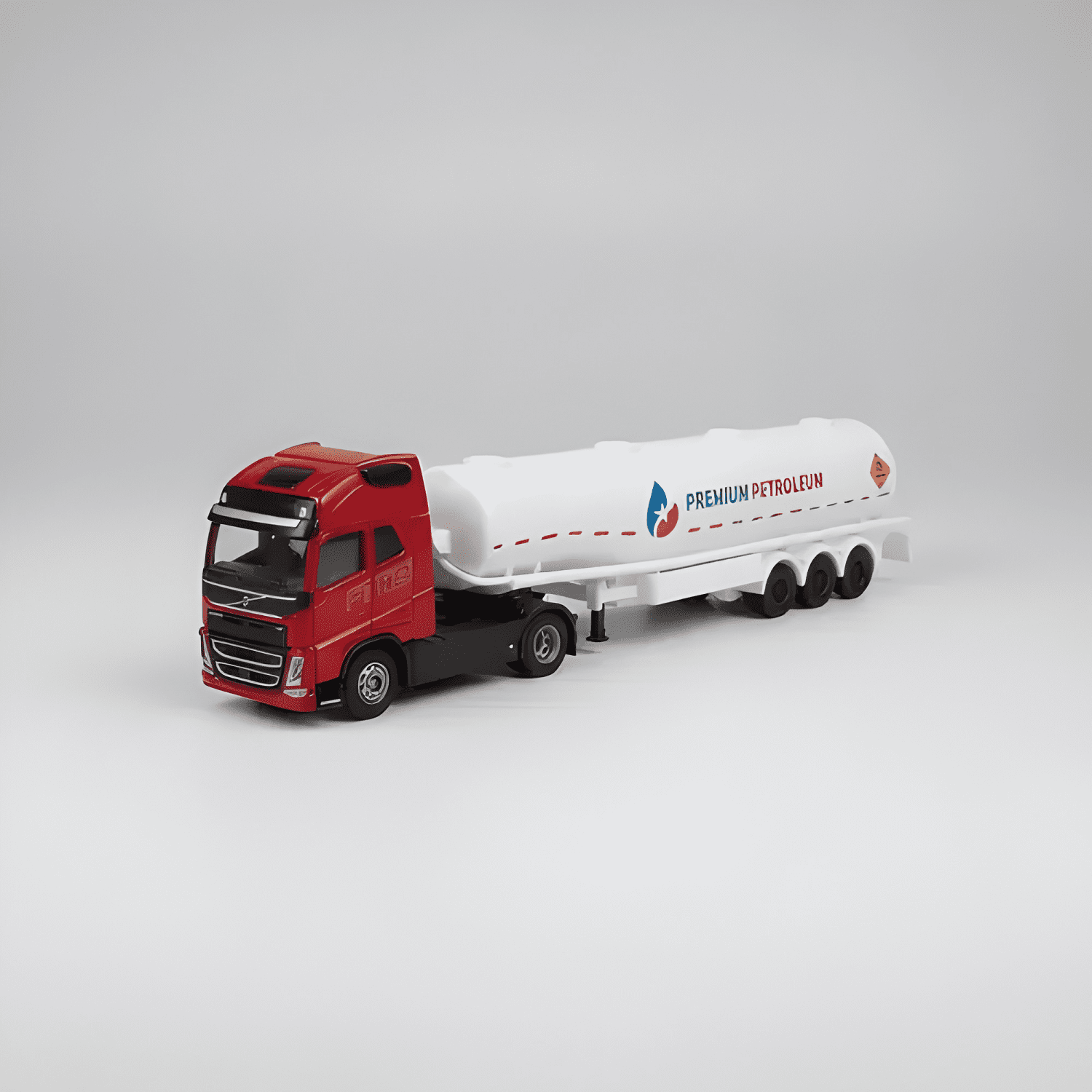 Camión Volvo FH16 combustible escala 1:72-4