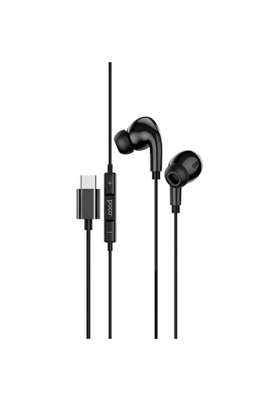 Audífonos tipo C de gomas DAC compatibles con Samsung M83 negro-2
