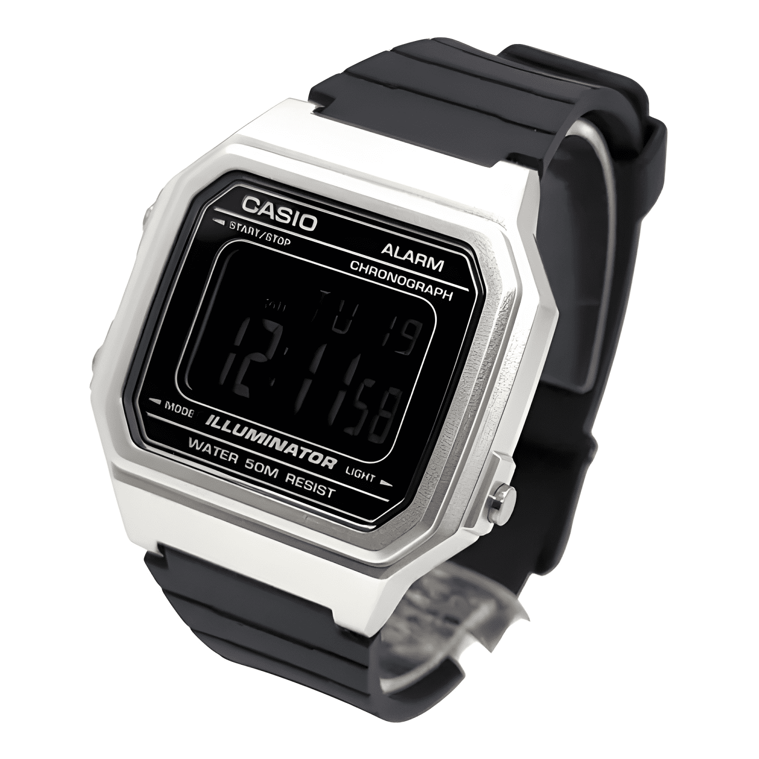 Reloj casio digital cuarzo w-217hm, con correa y-2