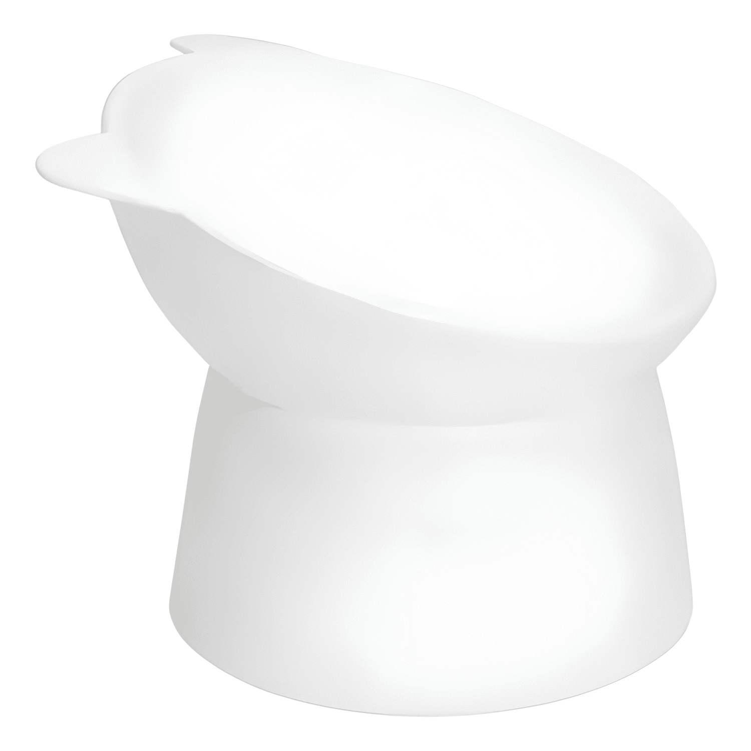 Pet bowl redondo plástico abs - modelo P53 pack X2 Blanco-4