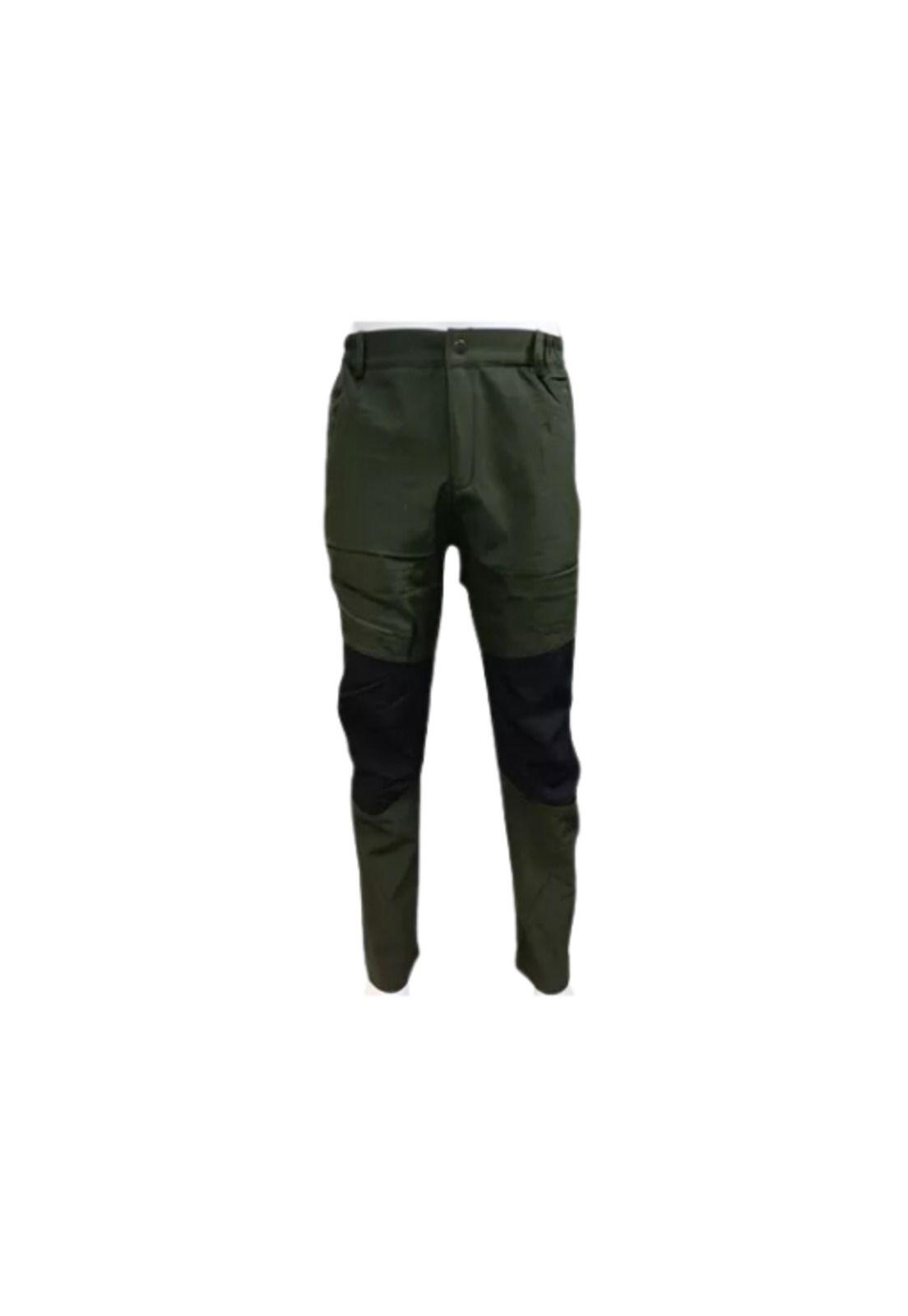 Pantalón Outdoor Hombre Impermeable para Nieve, Color Verde Musgo, Talla XL-0
