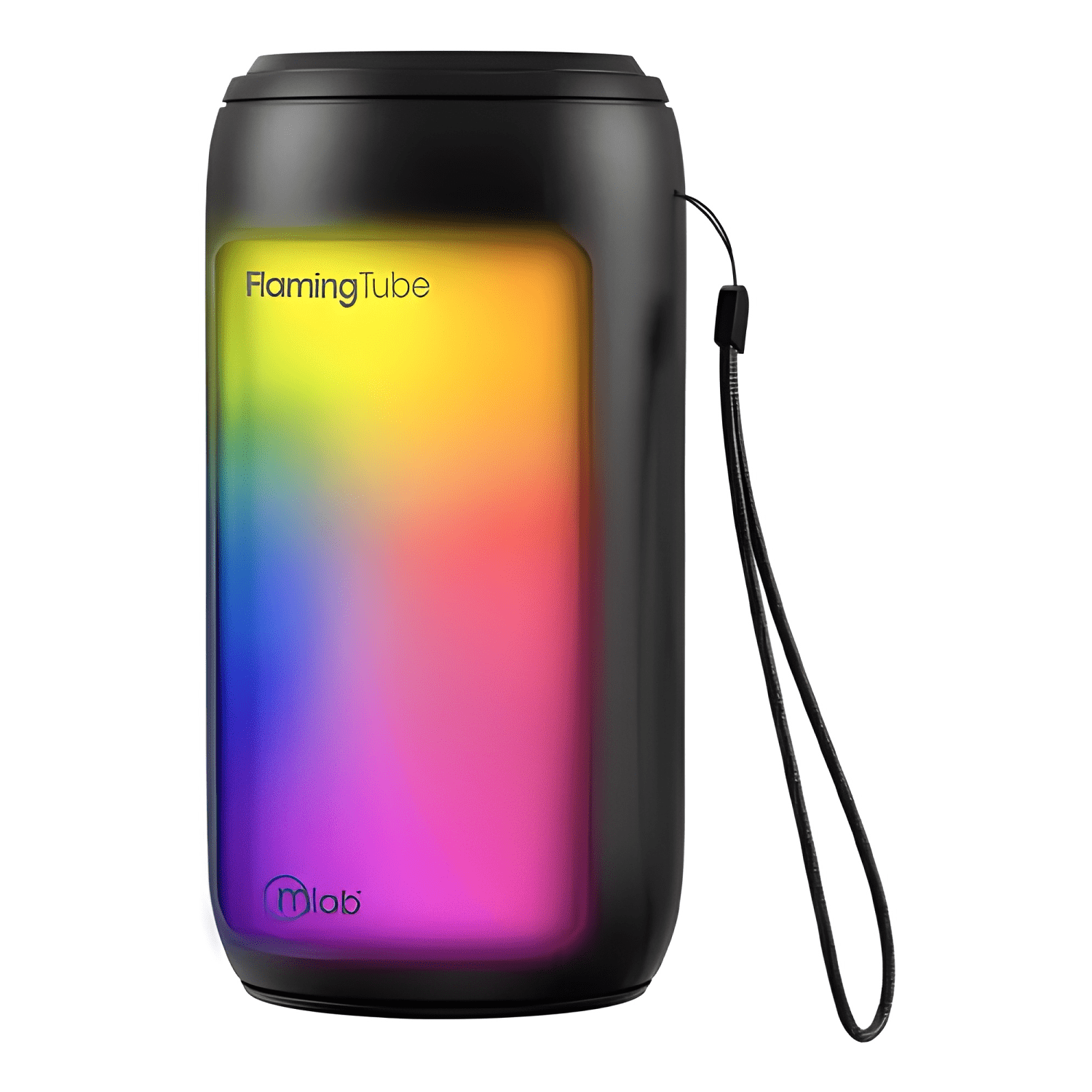 Parlante tws flaming tube portátil bluetooth fm usb luces-1