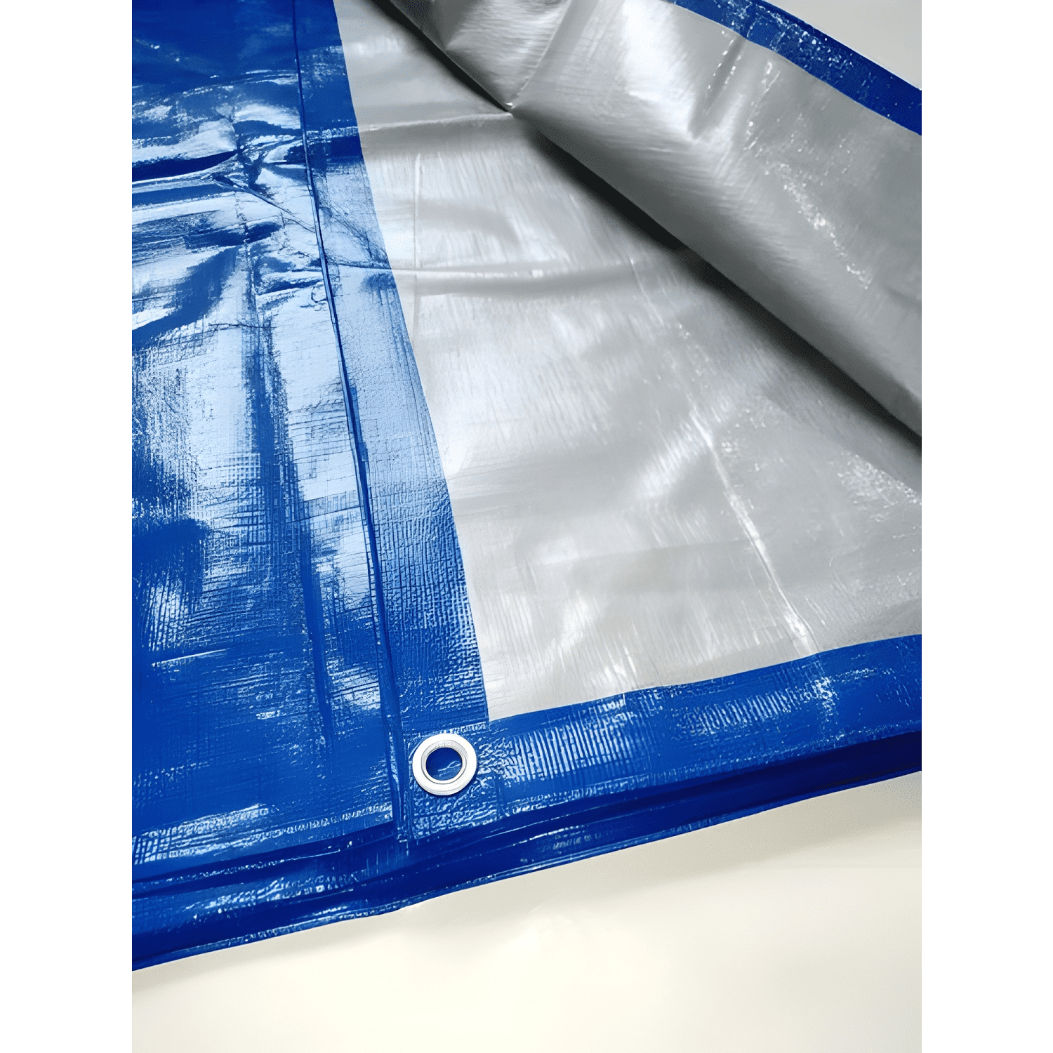 Cobertor de piscina lona multiuso con ojetillos 5x6 m-1