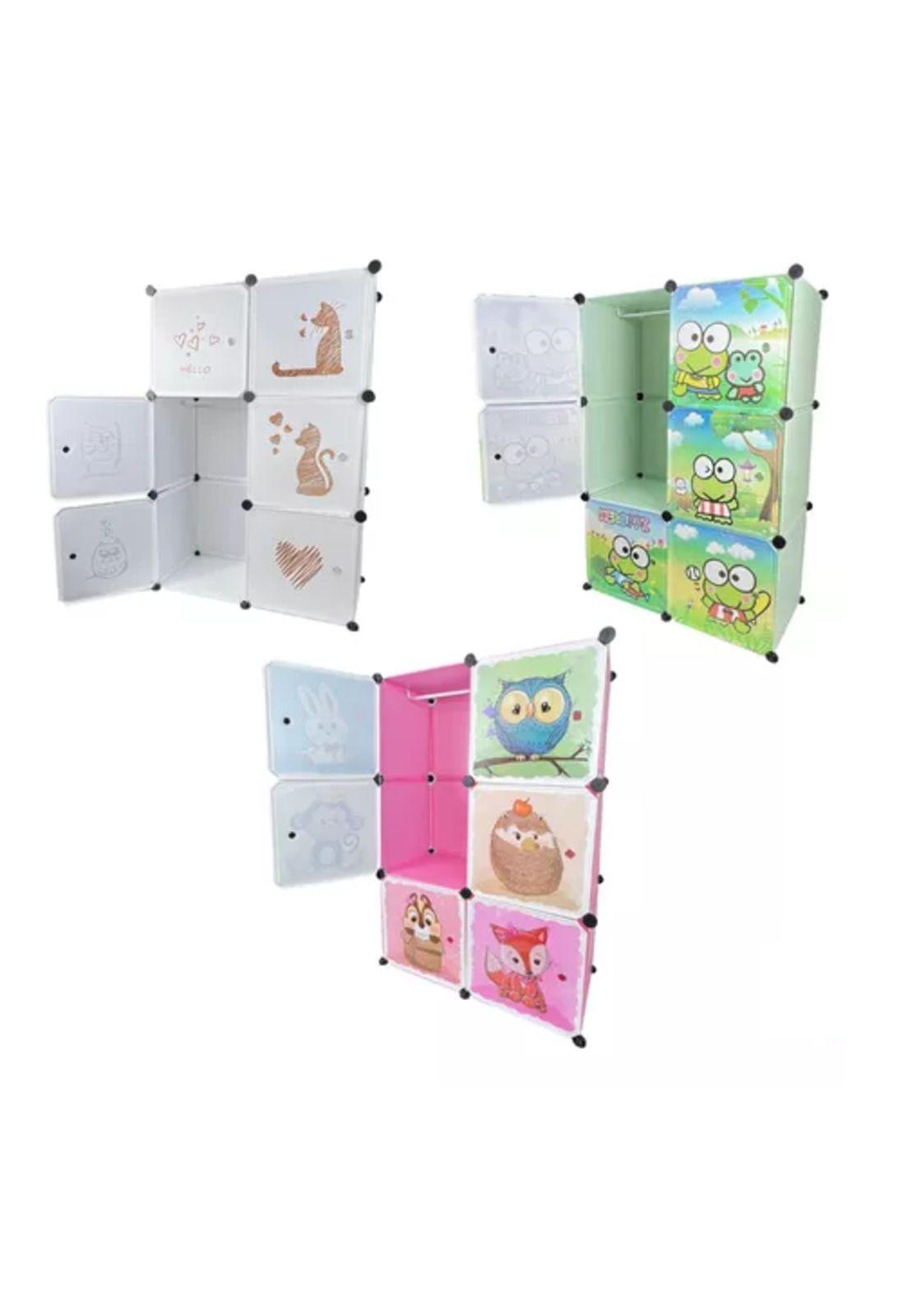 Organizador infantil modular para closet blanco-5