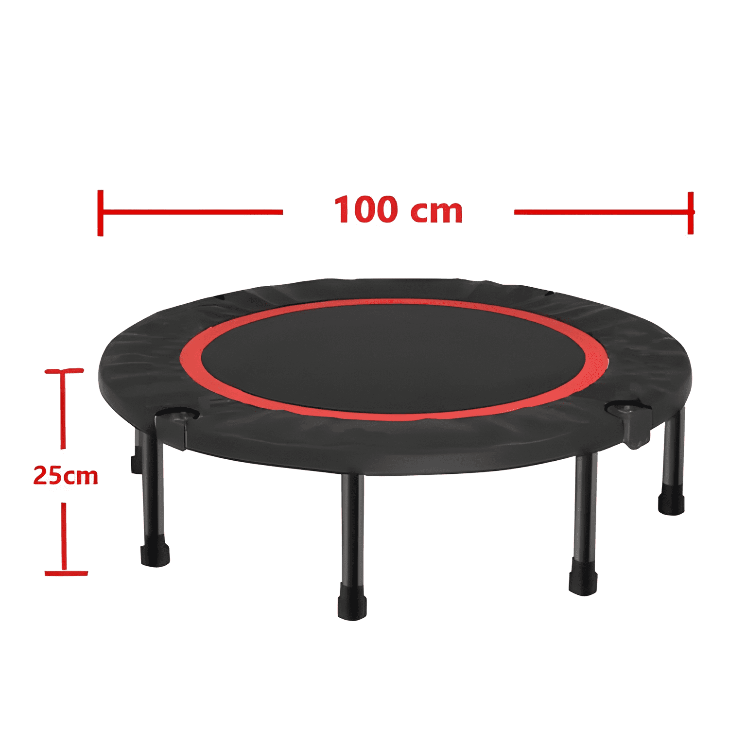 Trampolín plegable portátil Home Fitness 100 cm #1-1
