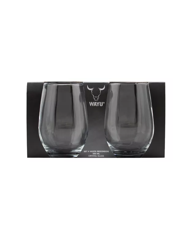 Vasos Cristal Redondos Copas 580ml Transparente-2
