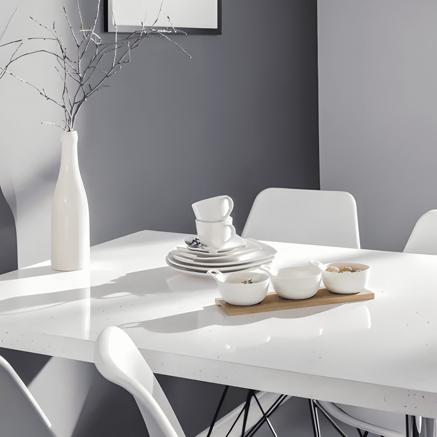 Juego de loza cuadrado porcelana 30 piezas home collection