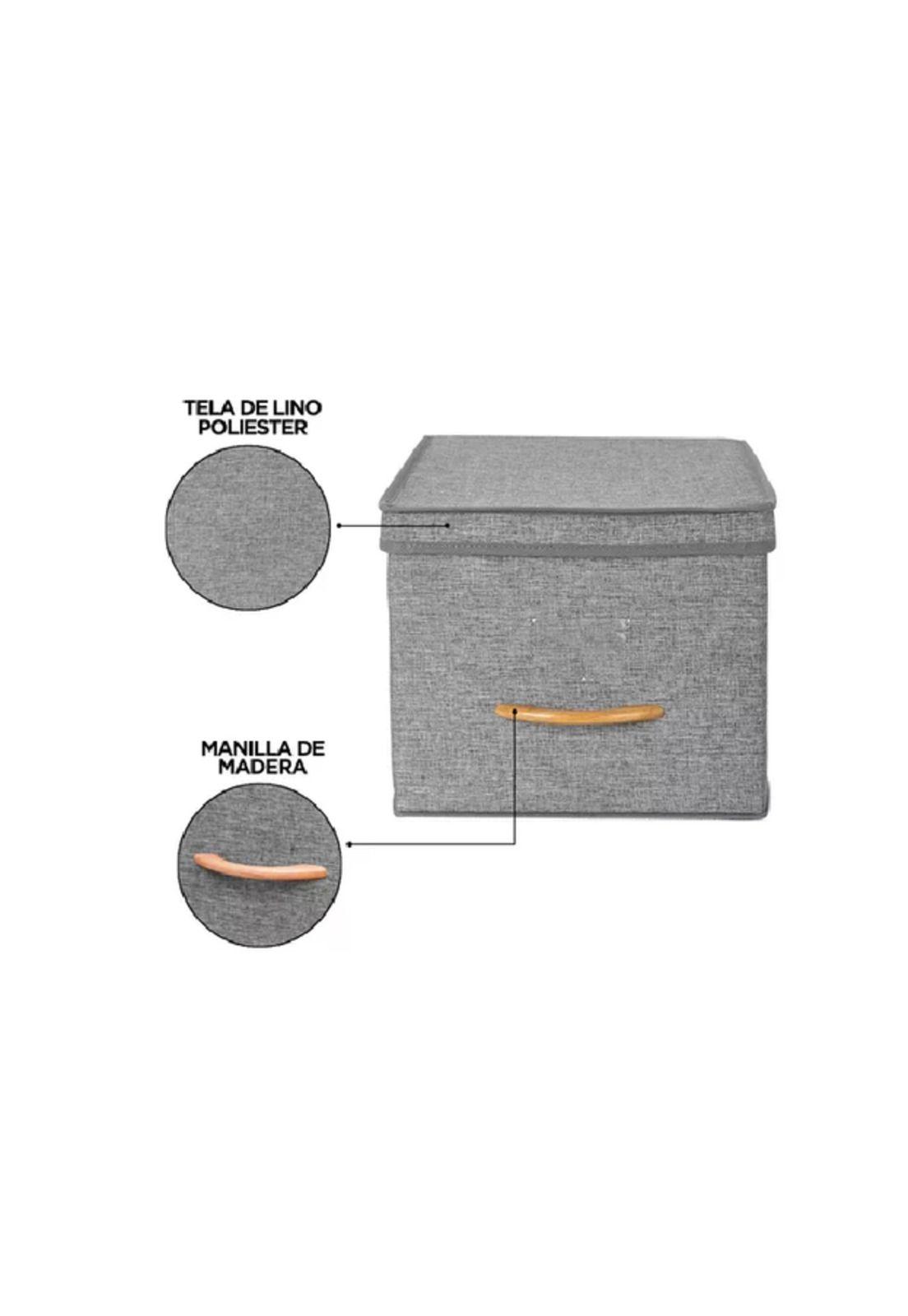 Pack de 2 Cajas Organizadoras Carry All® Plegables con Tapa Large-4