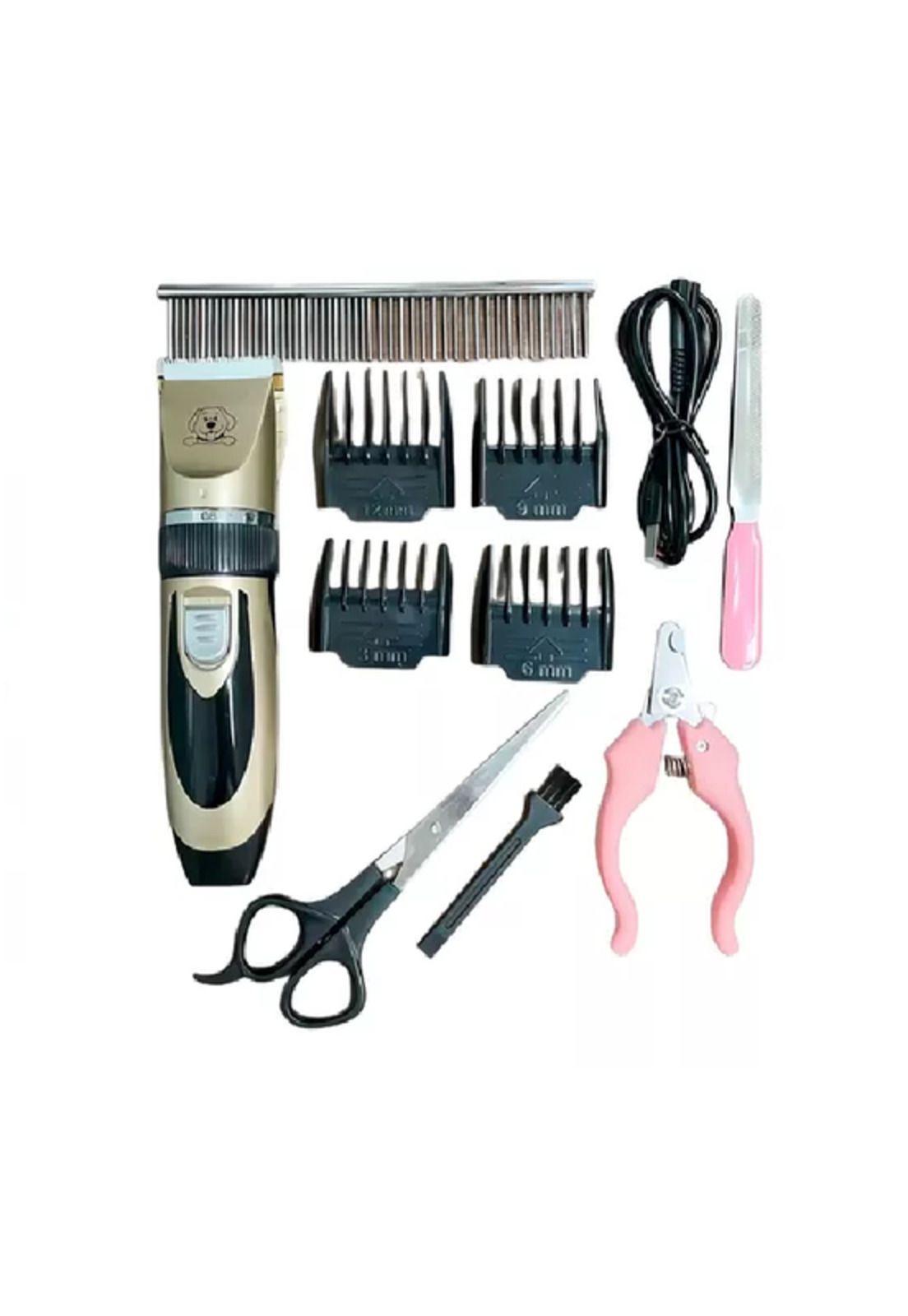 Kit de aseo para mascotas máquina de tosa pets profesional 220V blanco-2
