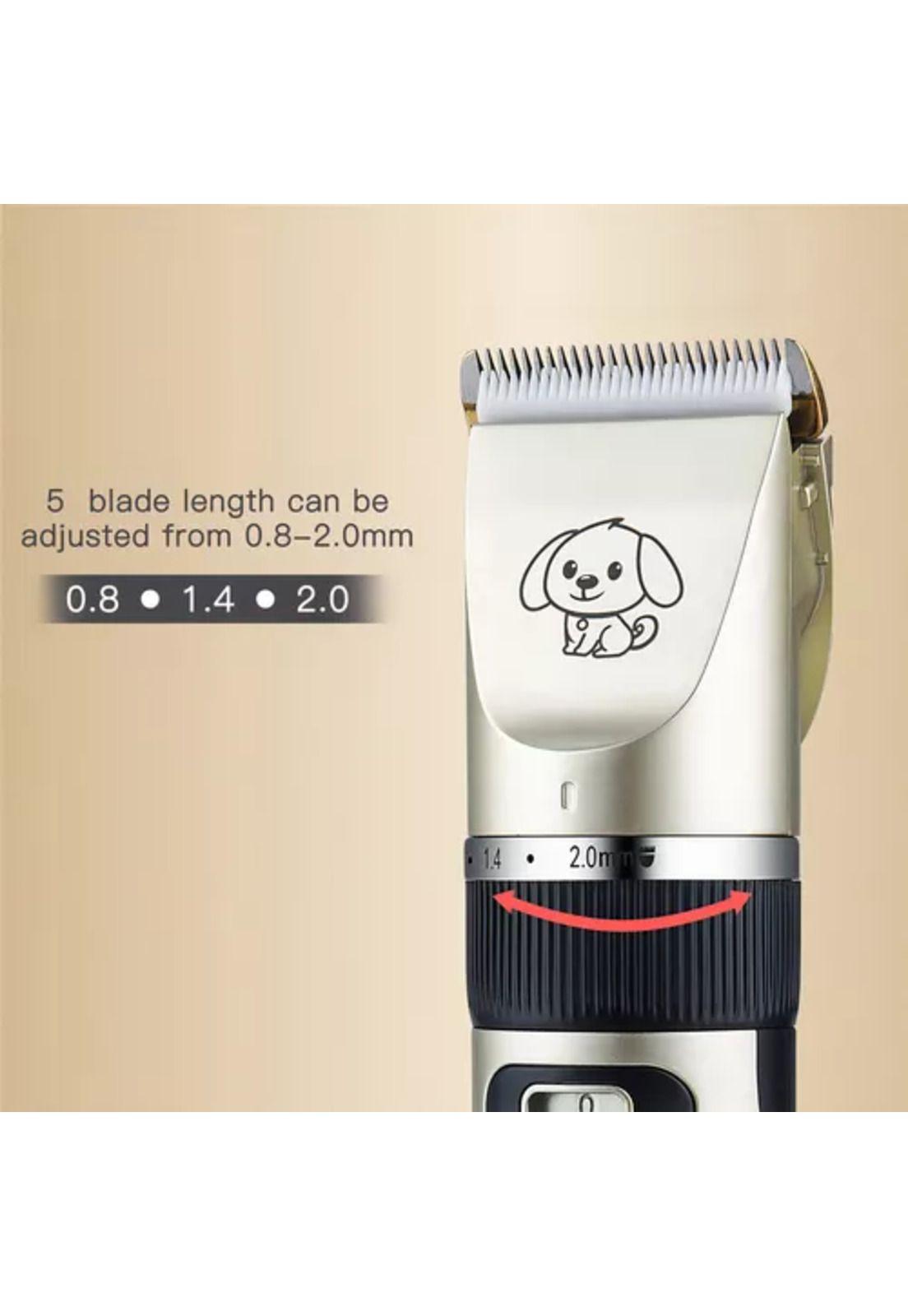 Kit de aseo para mascotas máquina de tosa pets profesional 220V blanco-3