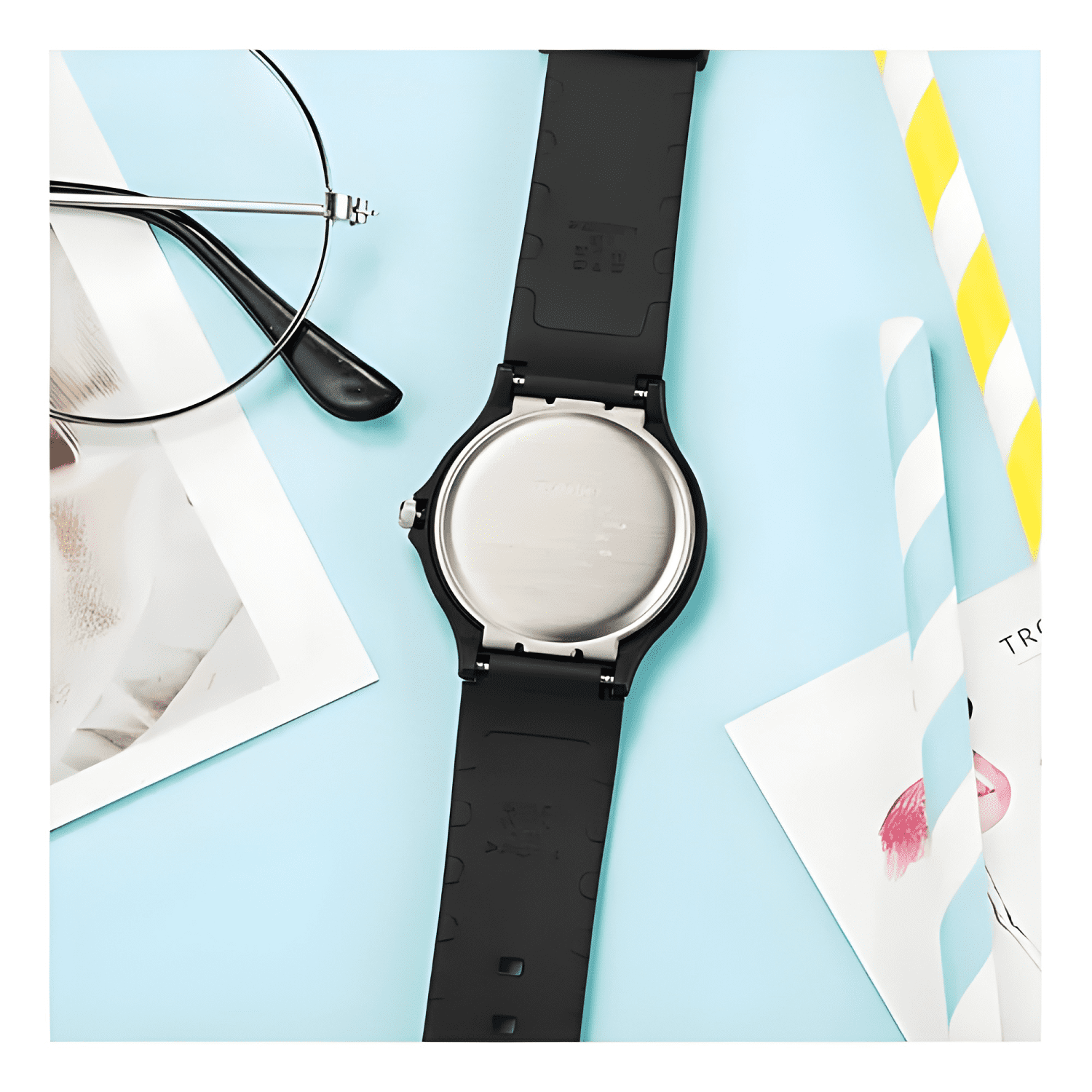 Reloj unisex casio mq-76-1a análogo Resina negro-4