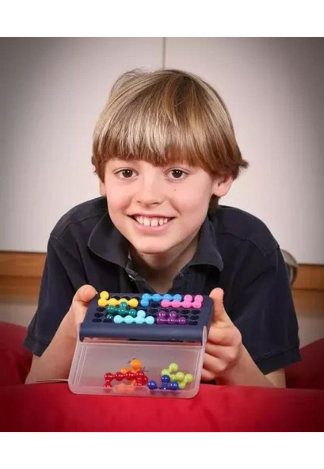 Juego de lógica IQ Puzzler, 120 desafíos, color azul-4