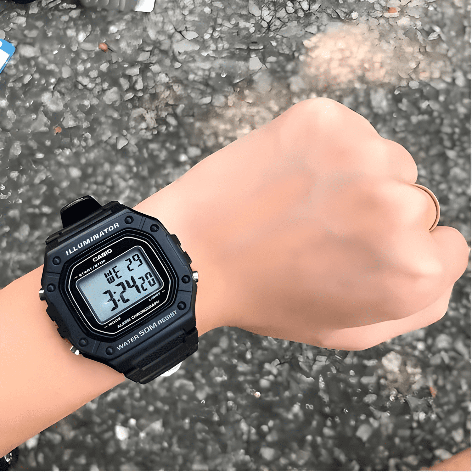 Reloj pulsera casio youth w-218h-1a-4