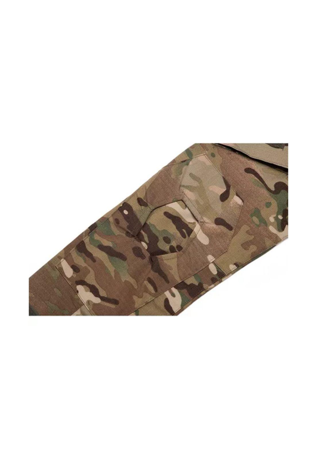 Polera Táctica Combat Shirt Militar Airsoft, Color Multicam, Talla XL-2