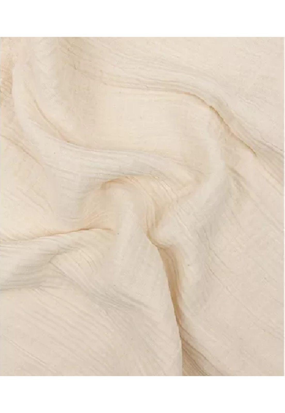 Piecera algodón gauze color blanco-1