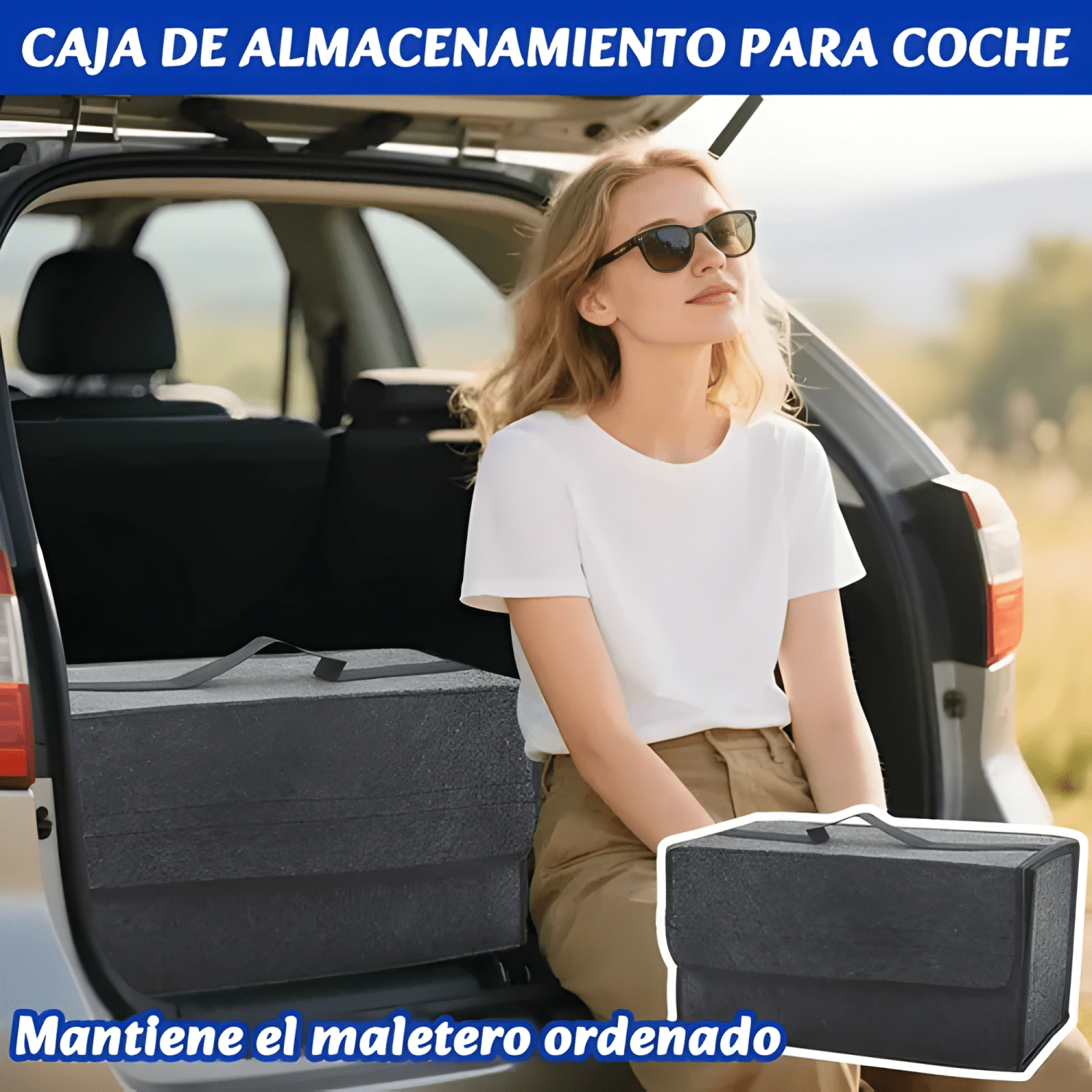 Bolsa Almacenamiento Automóvil Organizador De Maletero  #839-3