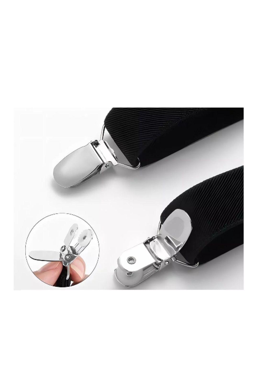 Tirantes suspensores para pantalones 110 cm, marrón-4