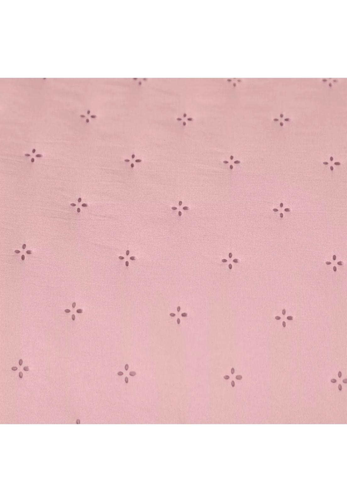 Cubrecamas quilt microfibra rosa 1.5 plazas single CIC rosa-3