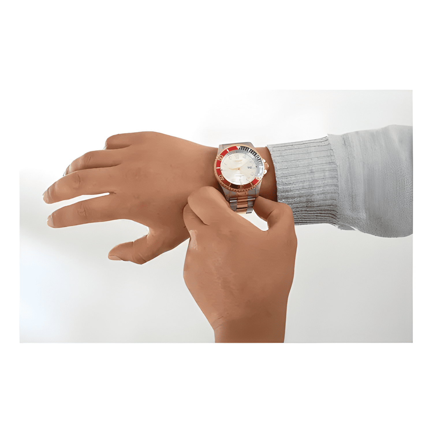 Reloj para hombre invicta pro diver 44707 oro acero #6-3