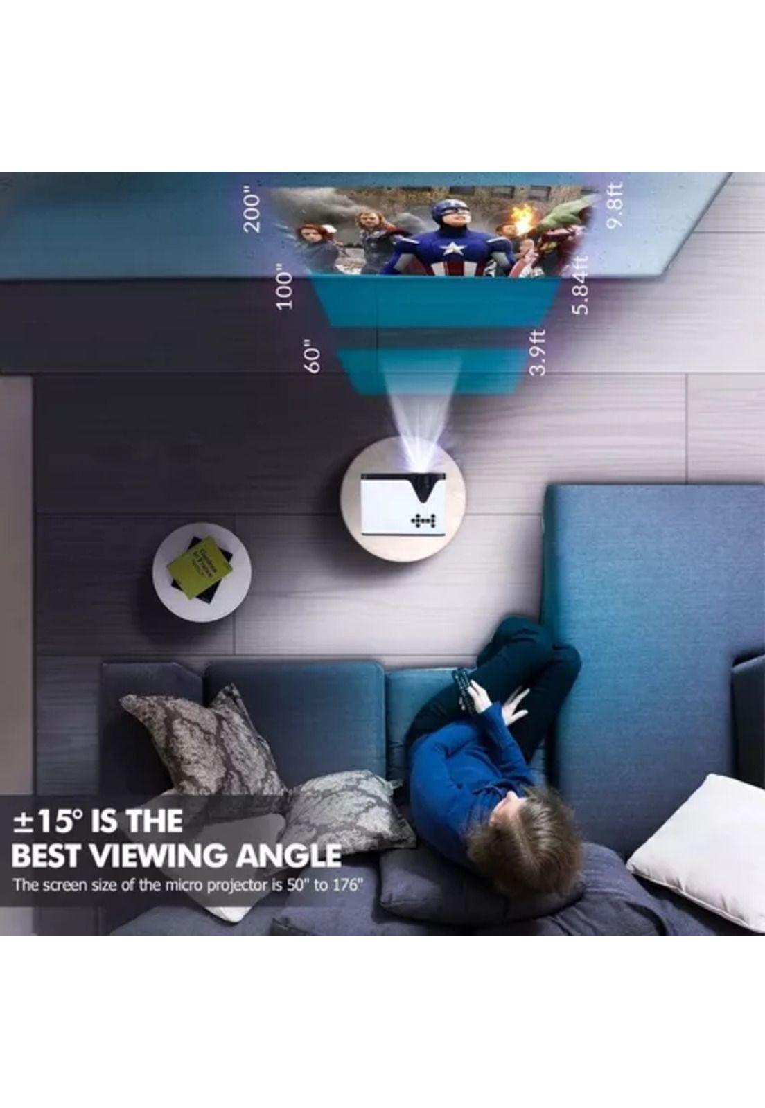 Proyector portátil HD 1080p 3000 lúmenes-3