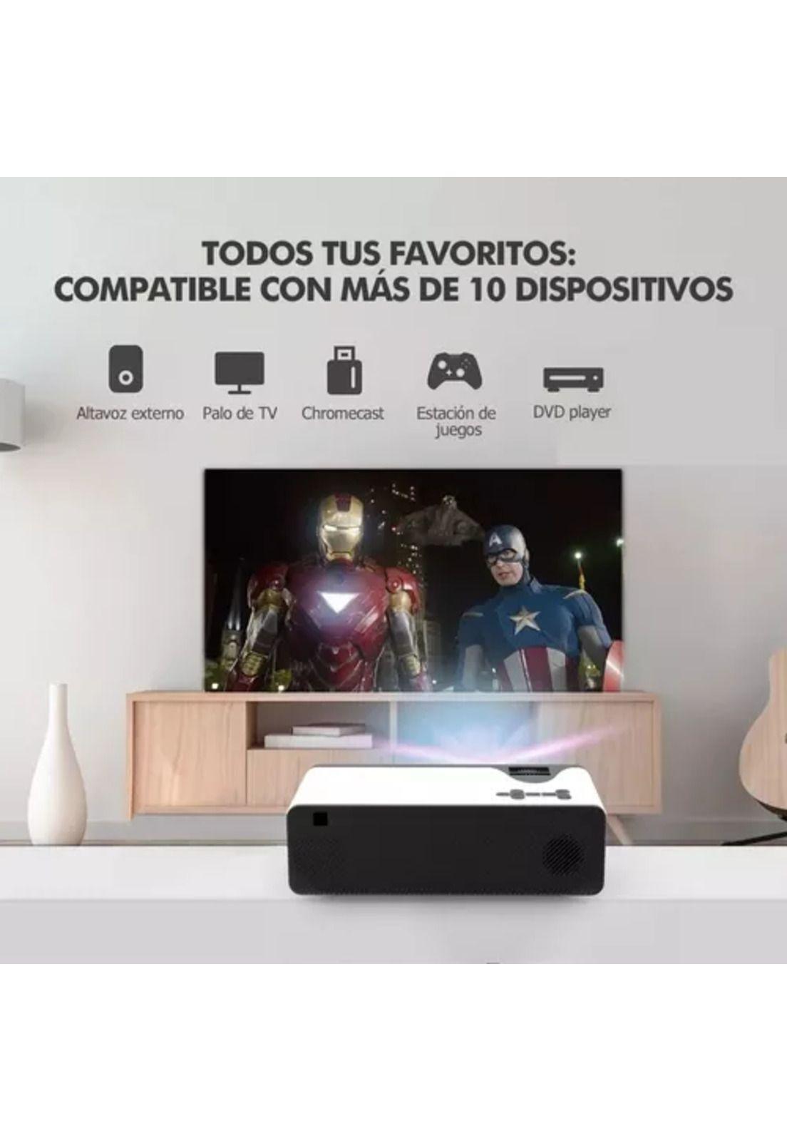 Proyector portátil HD 1080p 3000 lúmenes-4