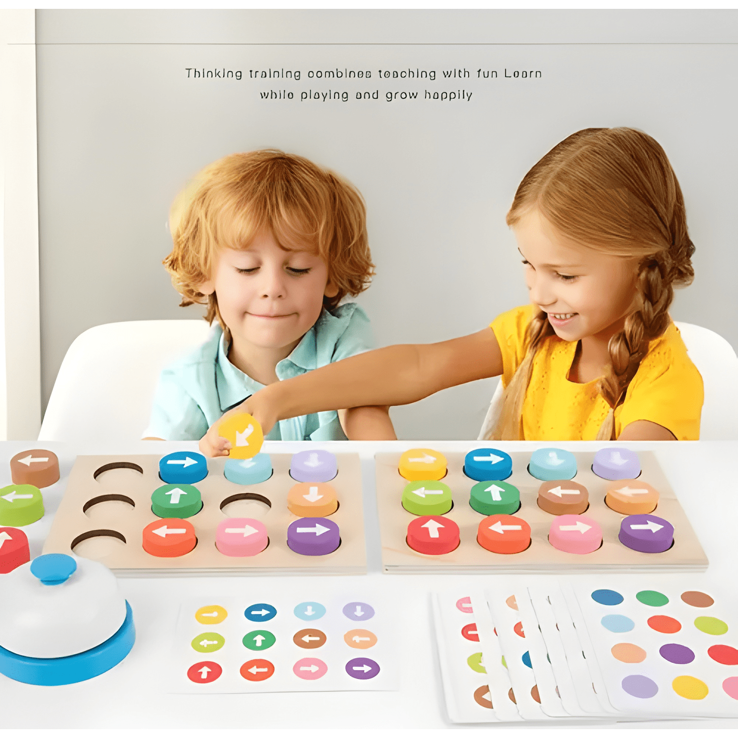 Juego didáctico patrones de flechas y encaje para niños #1-2