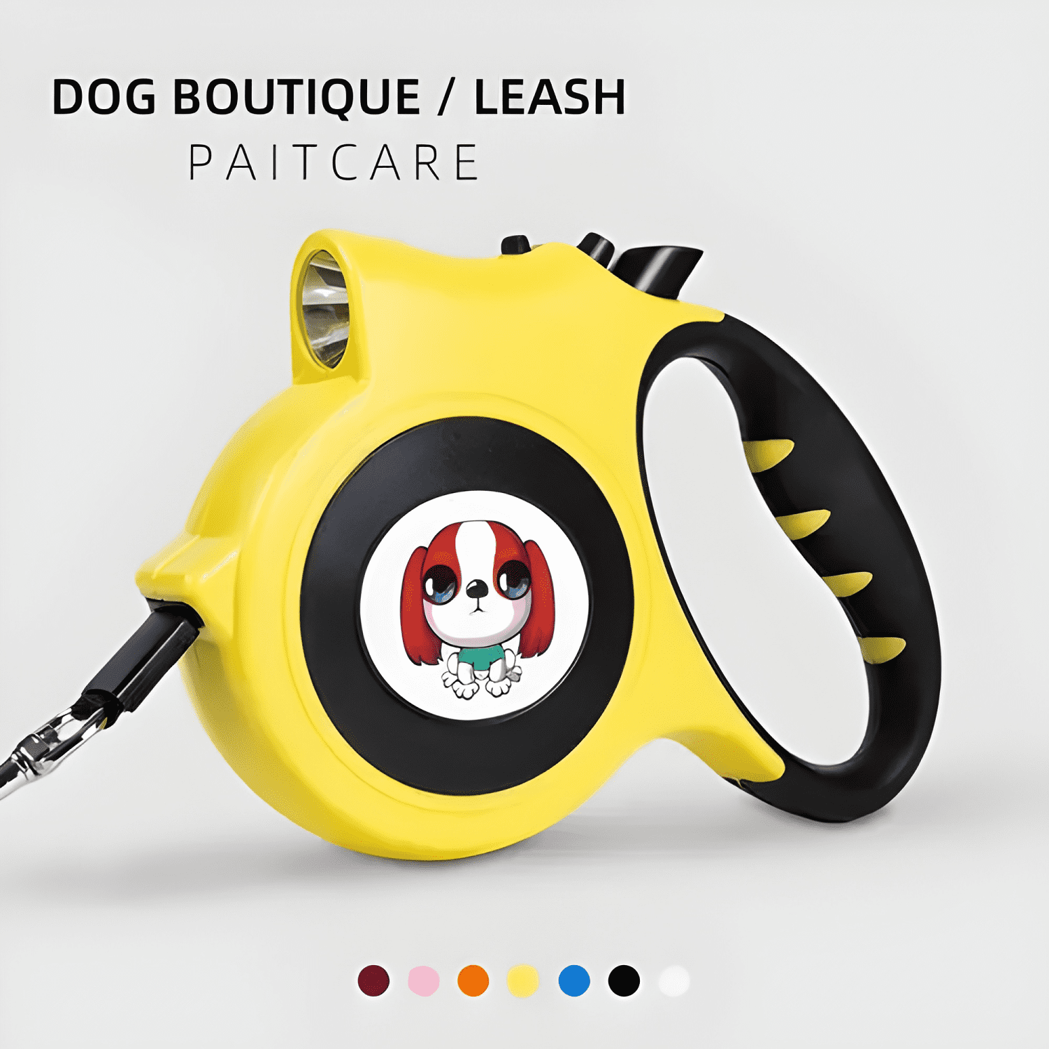 Correa retractril automatica perro mascotas 5 mt + linterna-1