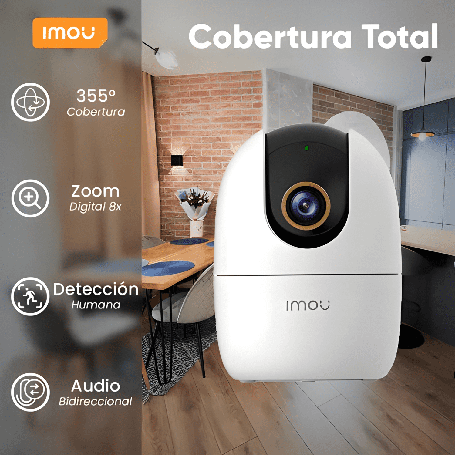 Imou Cámara de Seguridad Ip Domo Motorizado Wifi 3mp con Ia-4