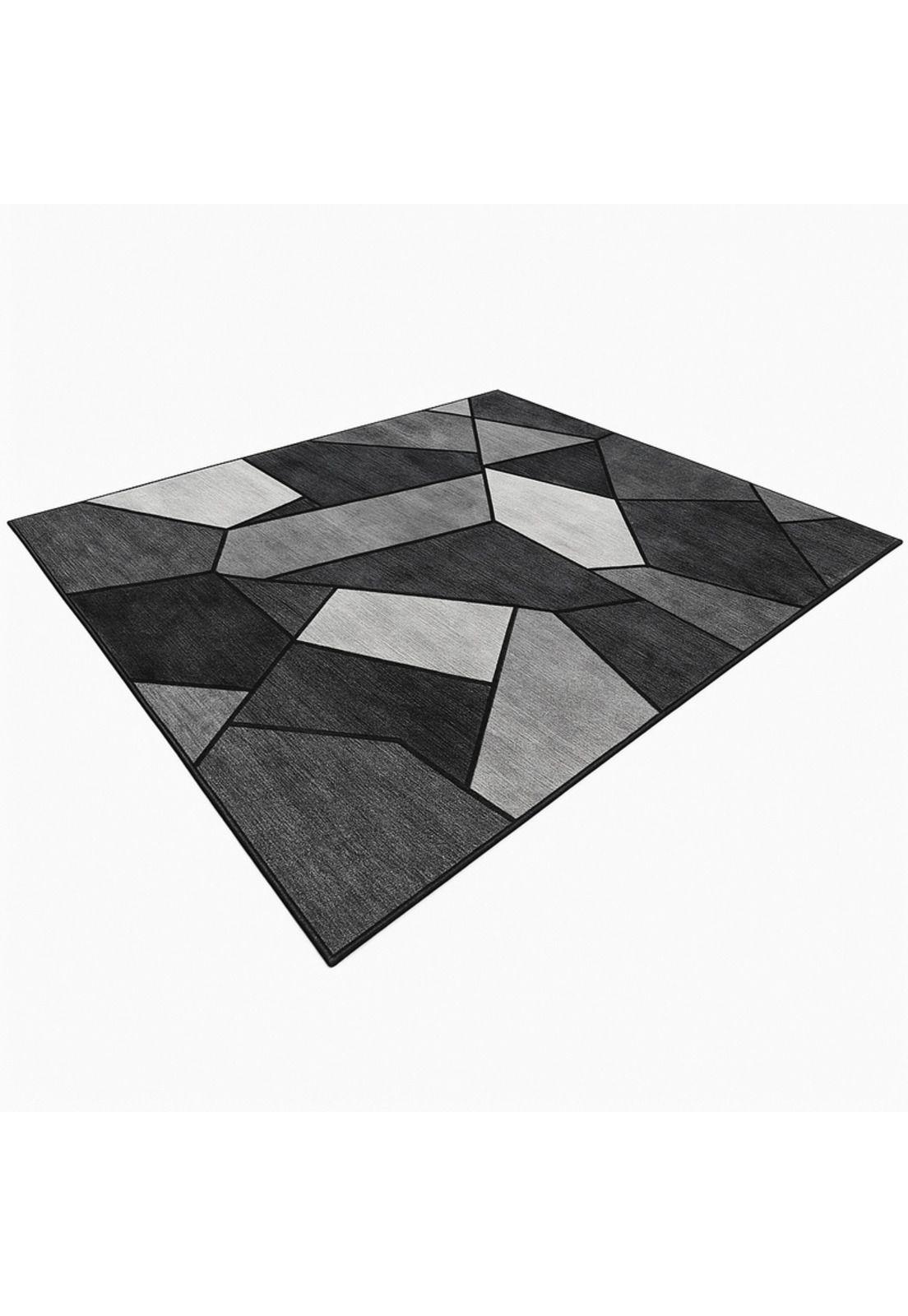 Alfombra Grande 150x200 cm para Dormitorio o Living Modelo Círculo Flores-0