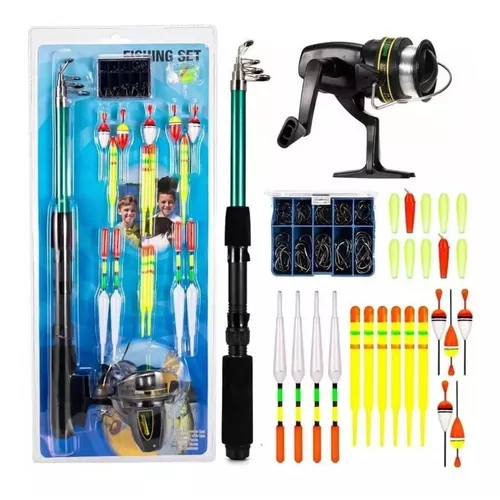 Set caña de pesca básico para niños y jóvenes con accesorios-3
