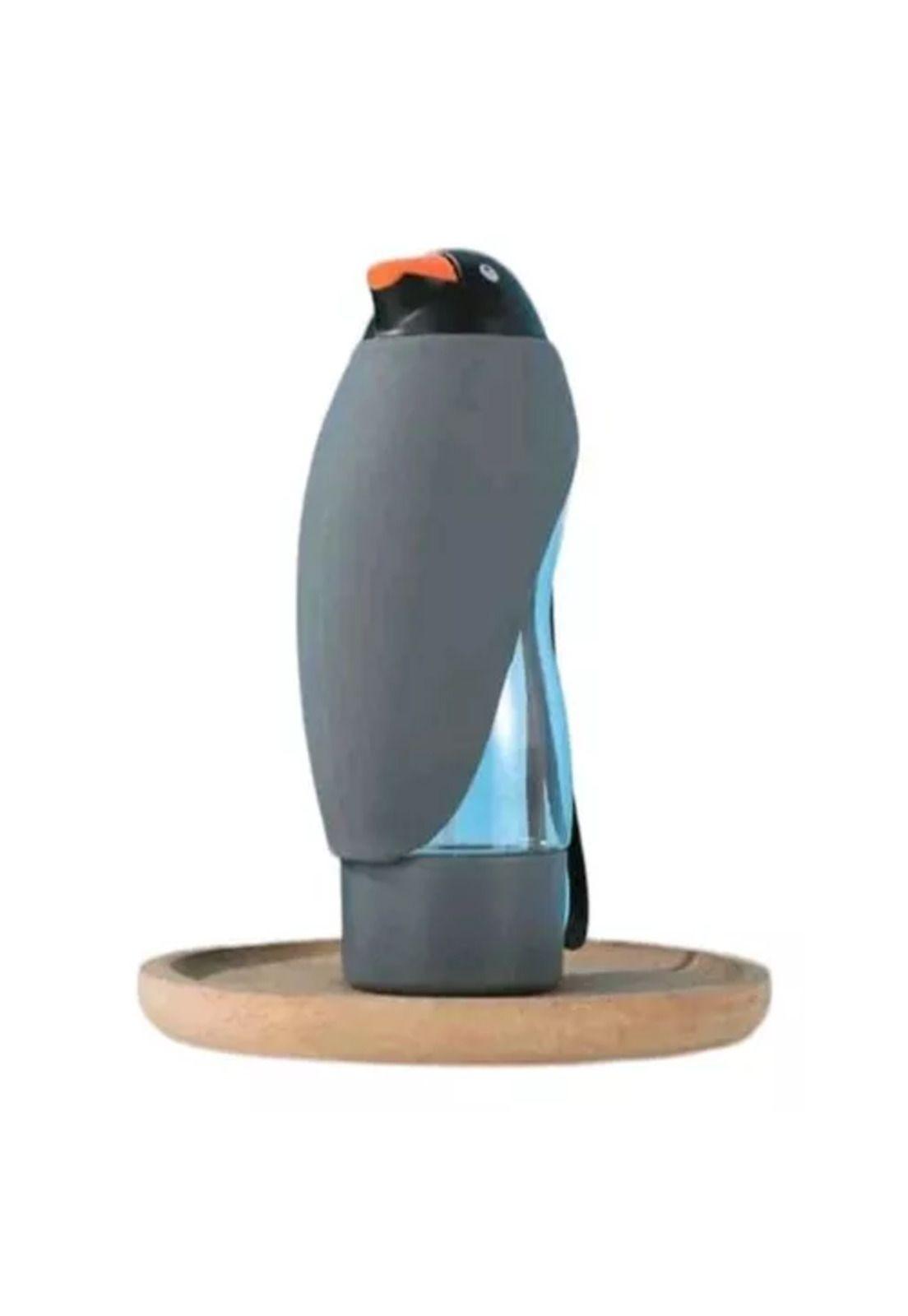 Botella de agua portátil para mascotas, fácil de beber, azul-3