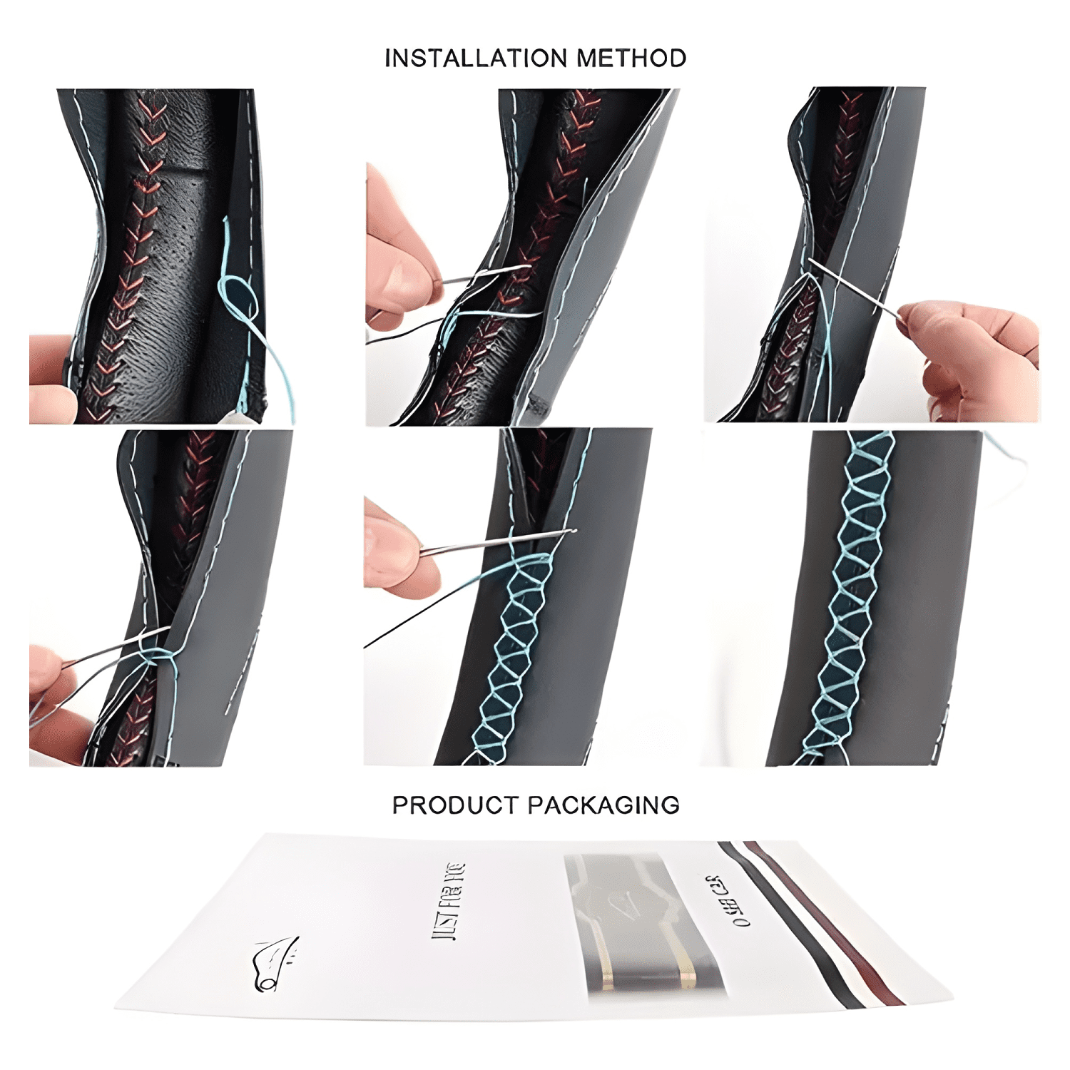 Funda Cubre Volante Cosido Antirresbalante Universal-1