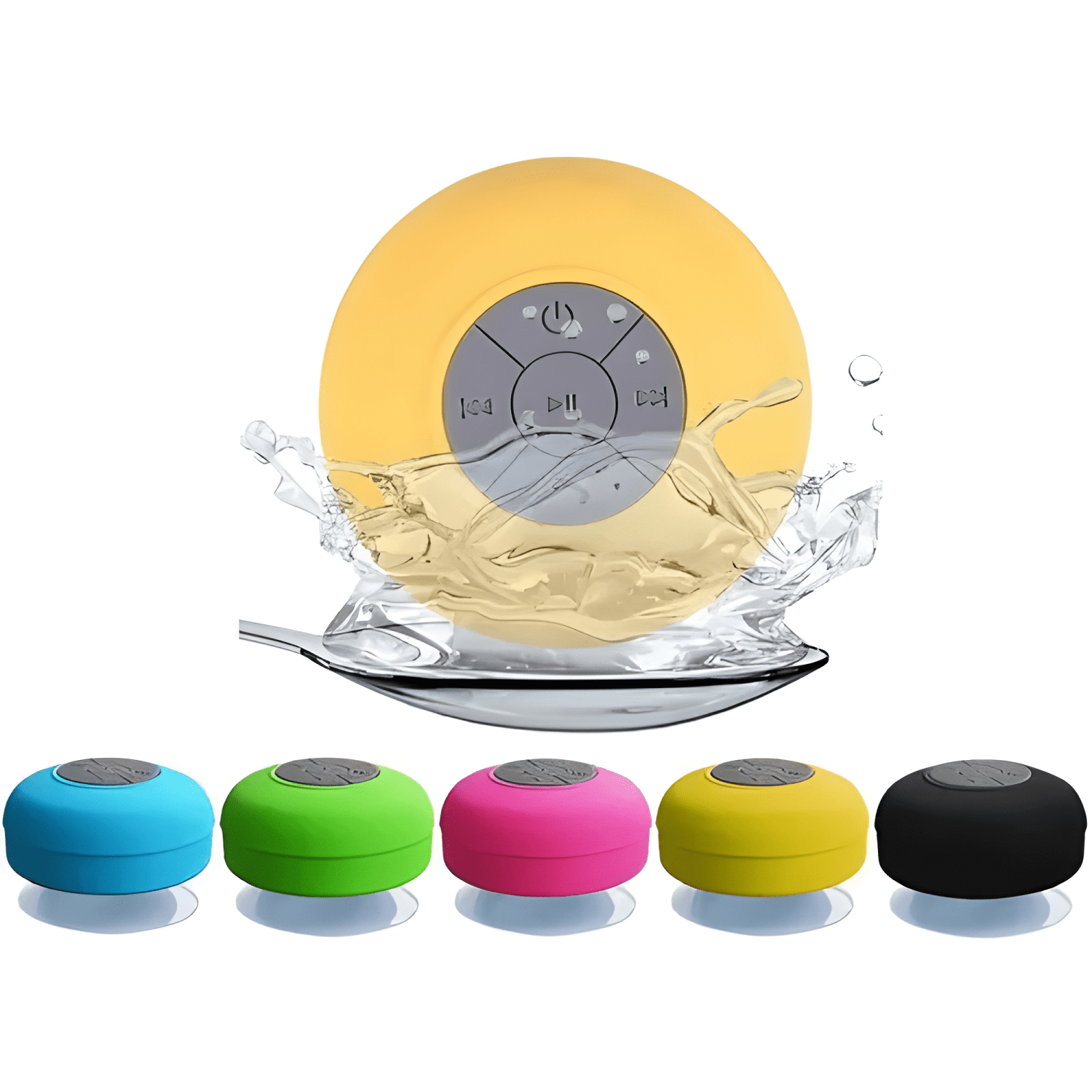Parlante portatil bluetooth resiste agua ducha baño cocina-0