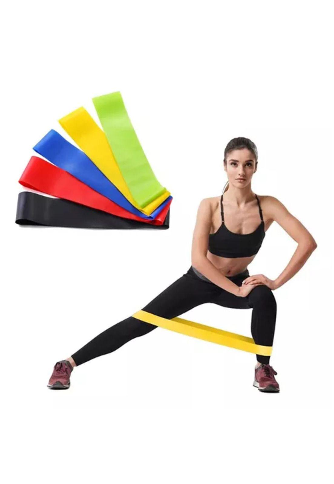 Kit de bandas de resistencia elásticas, 15-54 kg, para piernas, 5 piezas, fitness-0