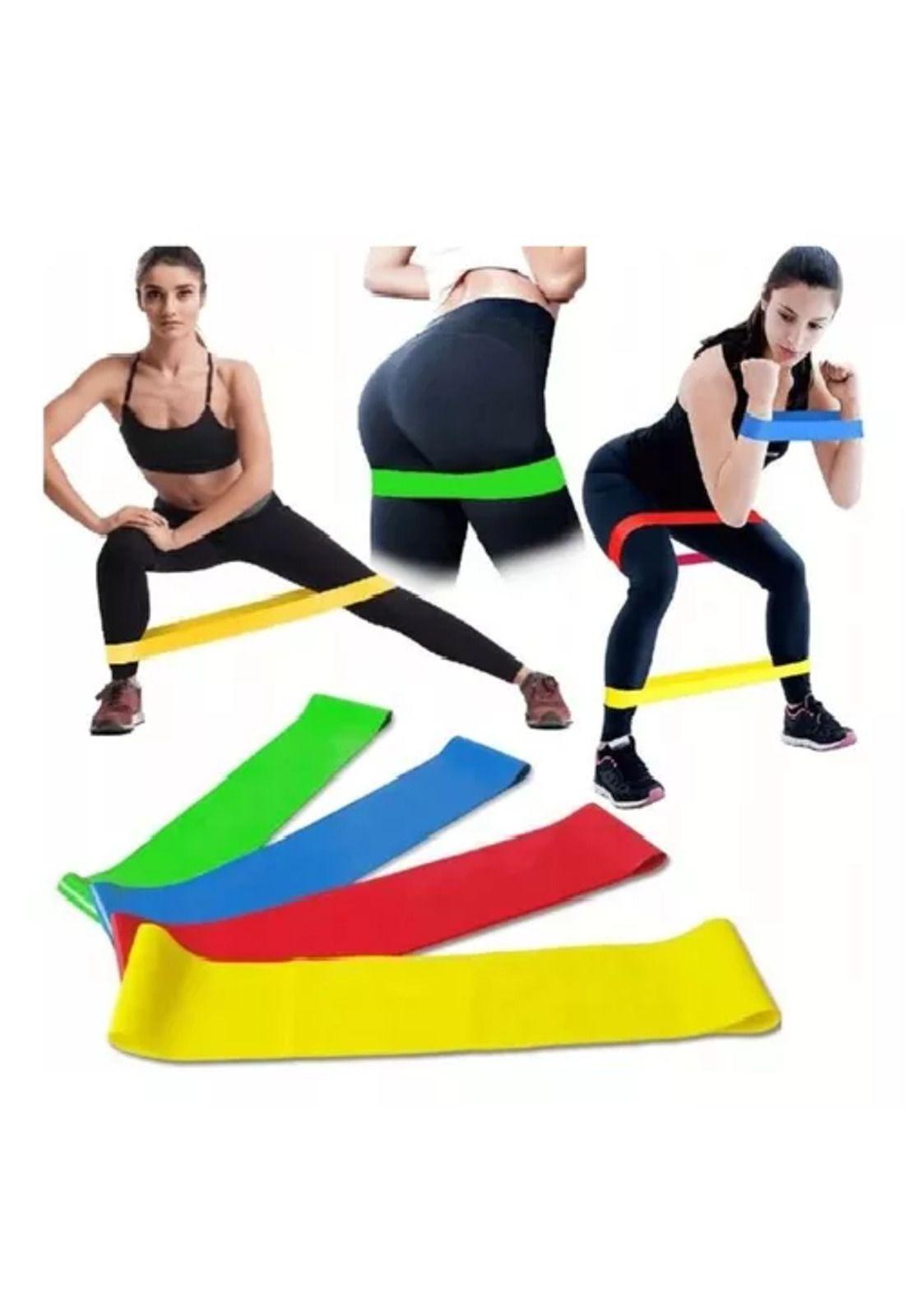 Kit de bandas de resistencia elásticas, 15-54 kg, para piernas, 5 piezas, fitness-2