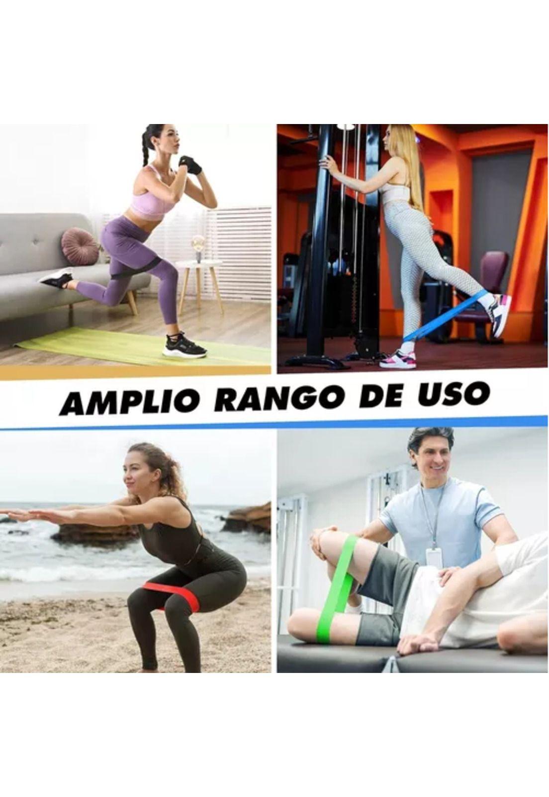 Kit de bandas de resistencia elásticas, 15-54 kg, para piernas, 5 piezas, fitness-4