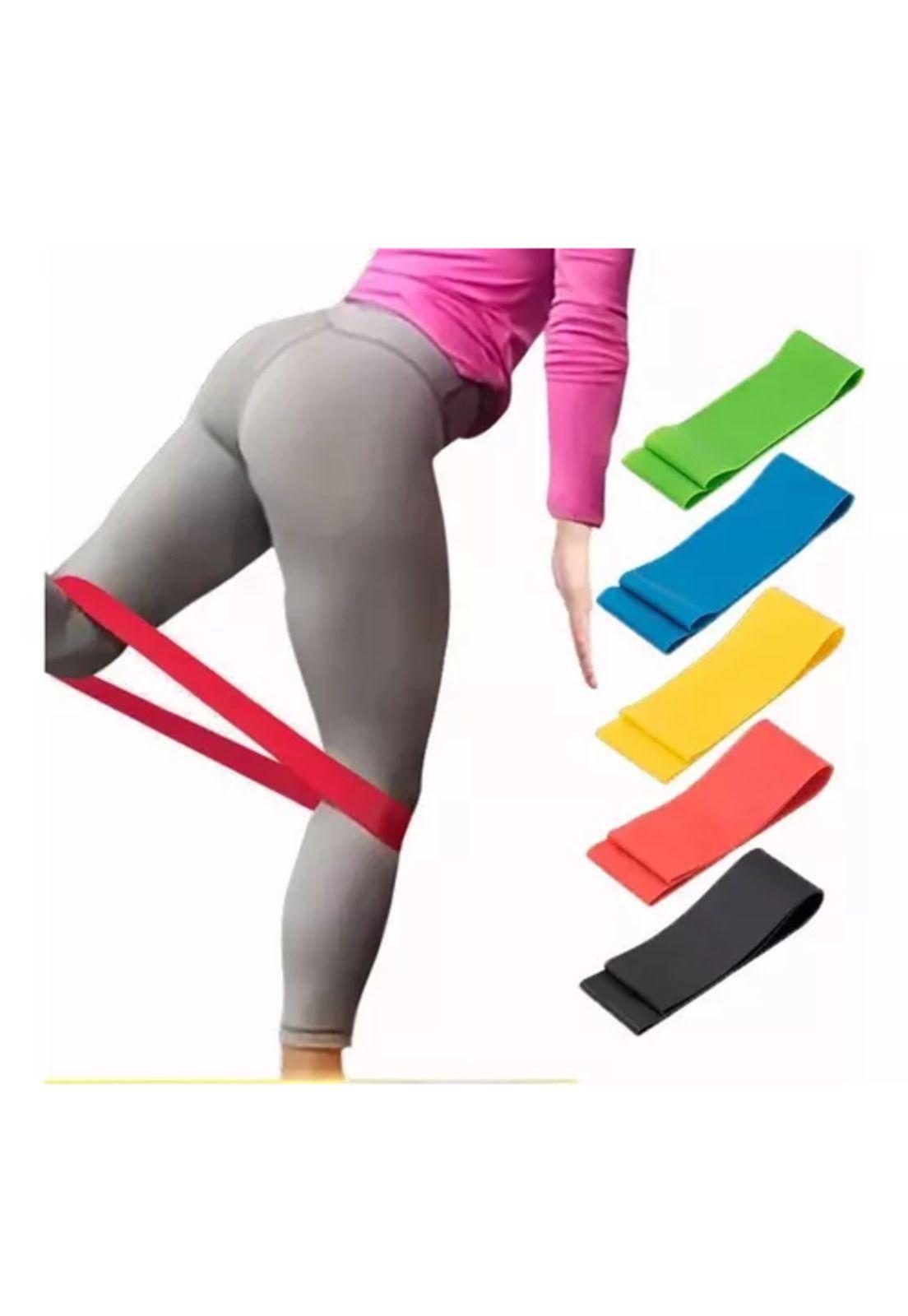 Kit de bandas de resistencia elásticas, 15-54 kg, para piernas, 5 piezas, fitness-7