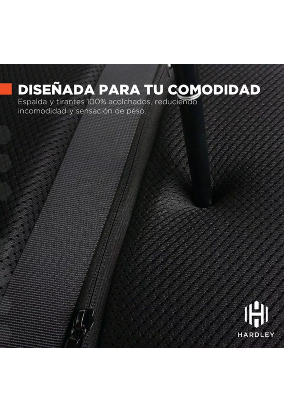 Mochila Notebook Hardley para Viaje en Avión Impermeable Antirrobo-4