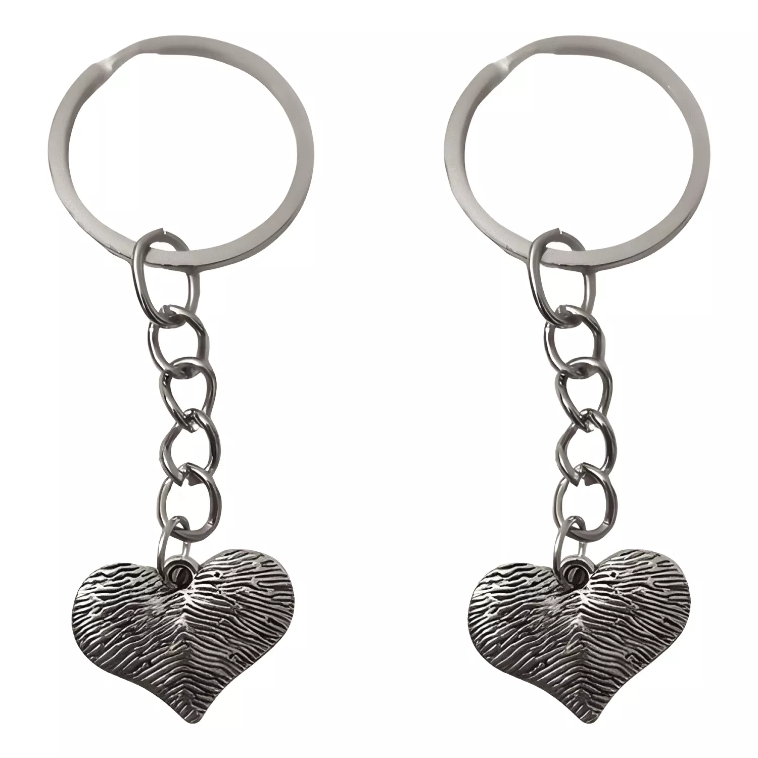 Pulseras para parejas con corazón magnético de acero #2-4