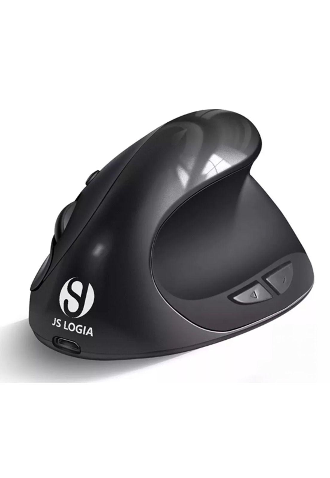 Mouse Vertical Ergonómico Inalámbrico con Carga USB Negro-0