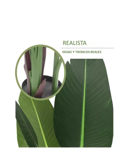 Planta Artificial Decorativa 115m Decoración Hogar Exterior-4